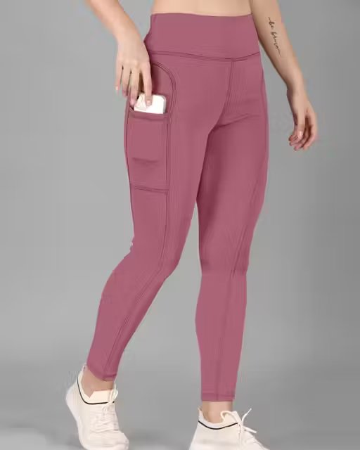 Women's Pack of 1 Black Solid Tights